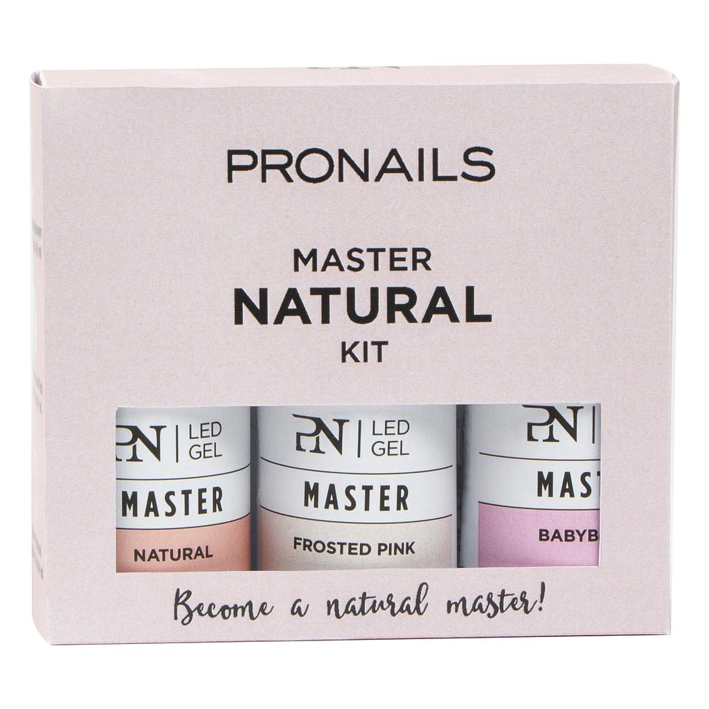 PN Kit Gel Master 3 Shades Of Natural 3 uds - hasta fin de existencias