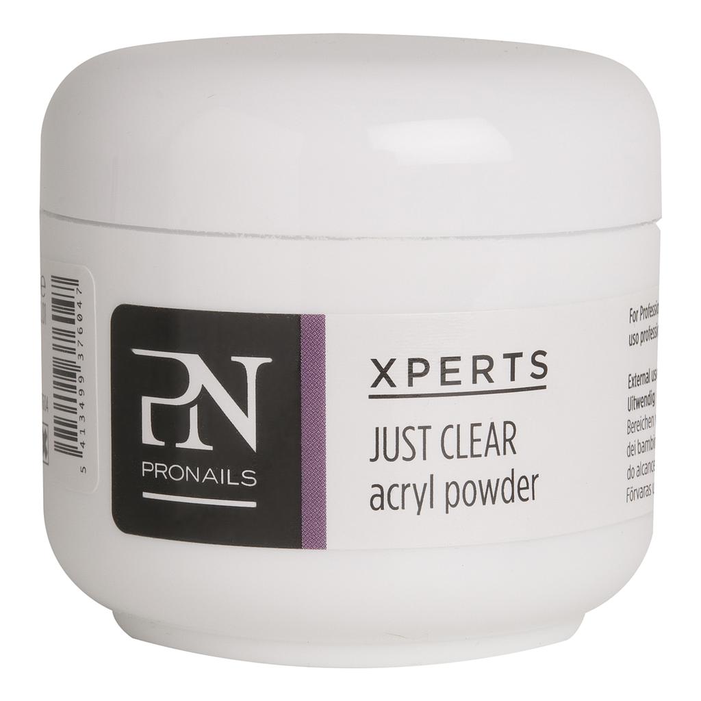 PN Polvo Acrilico Just Clear 25 grs hasta fin de existencias