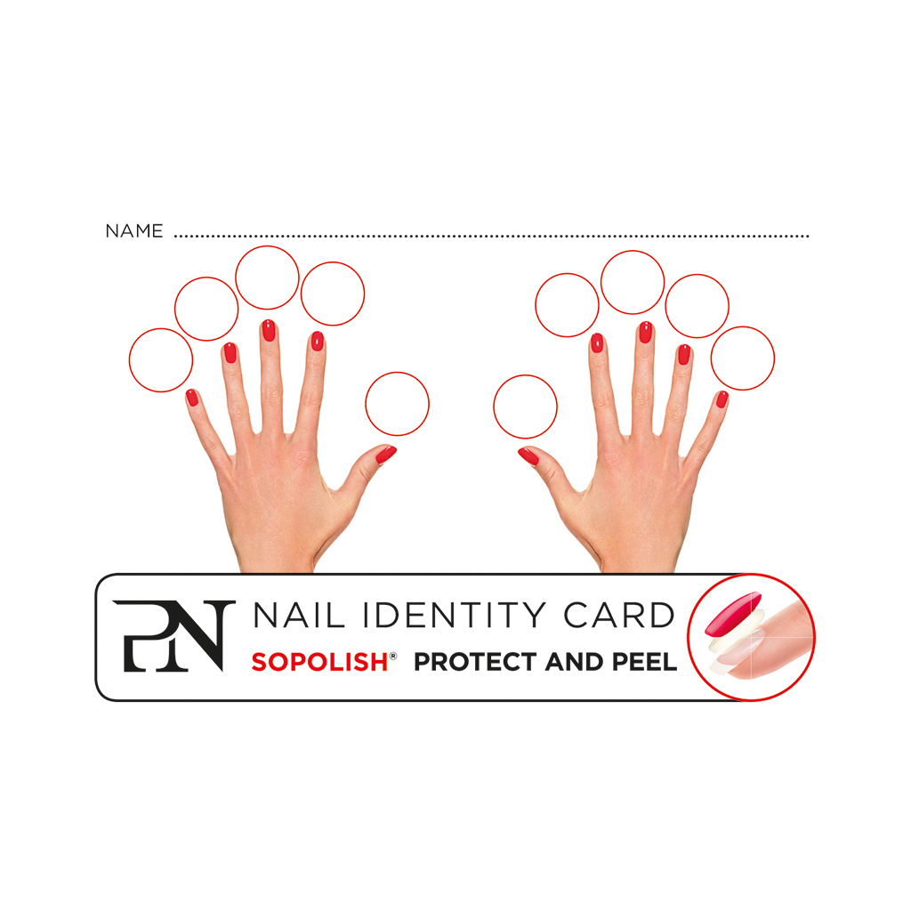 PN Sop Carta de Identidad Uñas EN/FR - 50 uds hasta fin de existencias