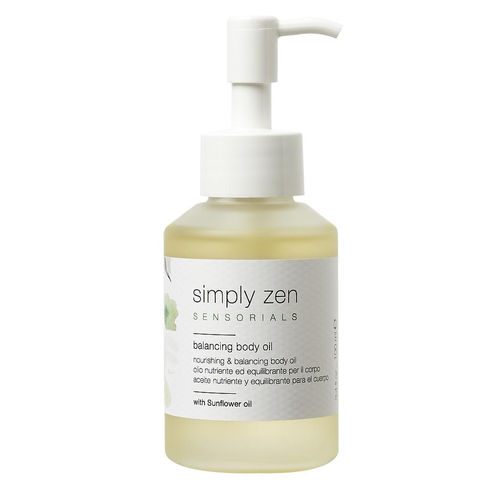 SZ sensorials  BALANCING BODY OIL 100ML hasta fin de existencias