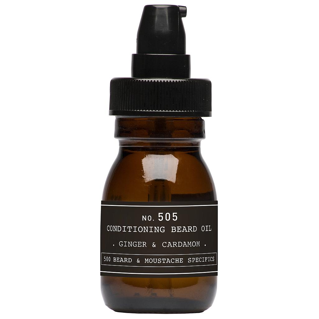 No.505 CONDITIONING BEARD OIL ginger &amp; cardamom .30ML 
