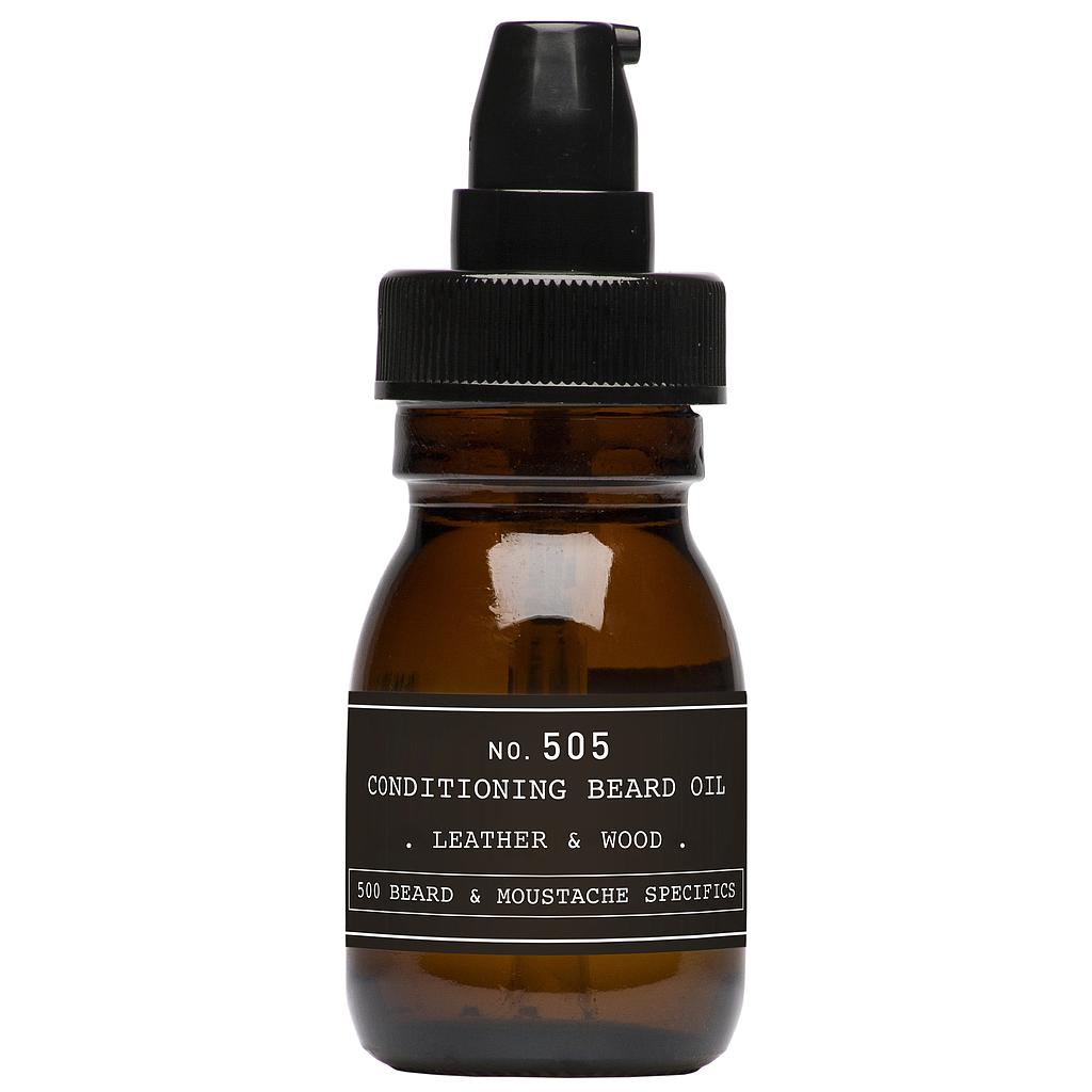 No.505 CONDITIONING BEARD OIL leather &amp; wood .30ML 