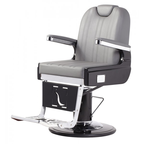 SILLON CABALLERO CONFORT PIEL NEGRO costuras blanco