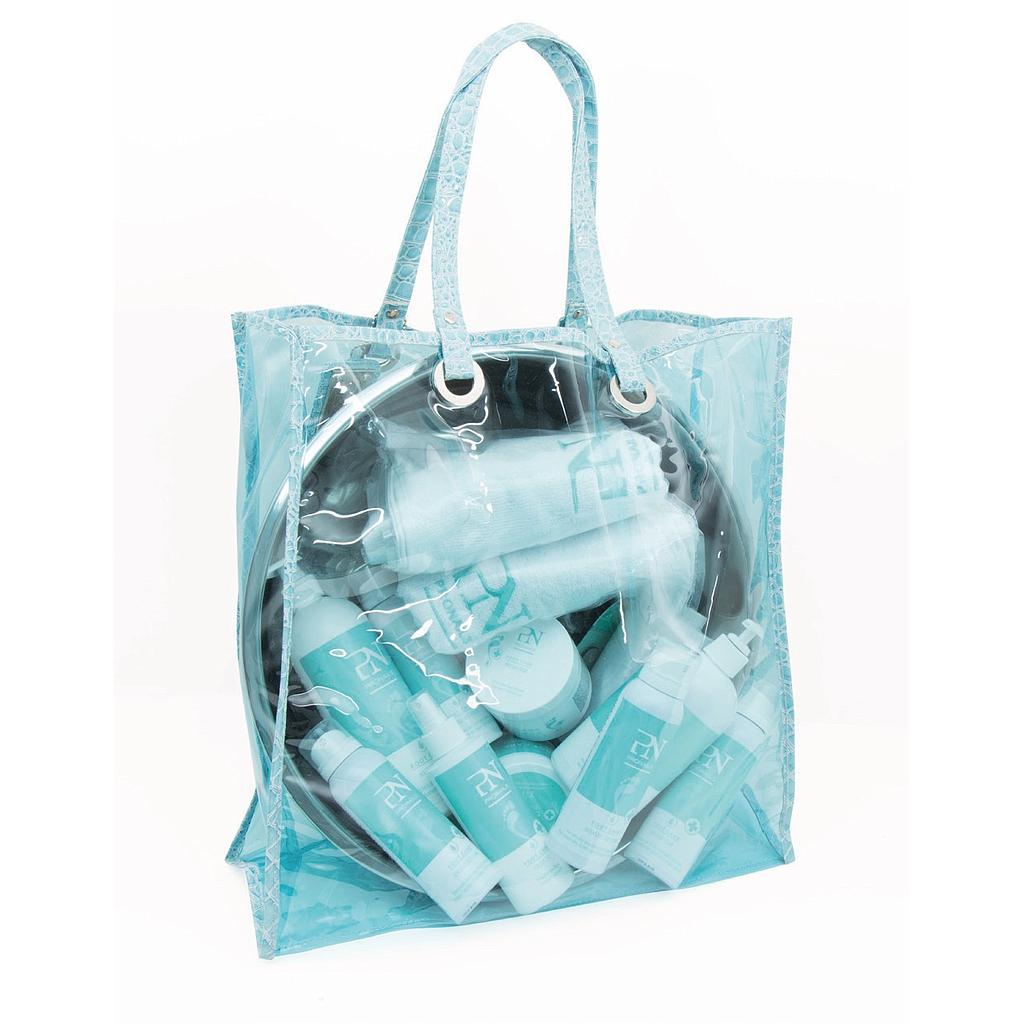 PN Bolsa Plastico Azul Pedicura para kit ud hasta fin de existencias