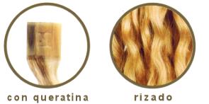 CABELLO NAT. KERATINA RIZADO COLOR 27 55/60cm 10uds hasta fin de existencias