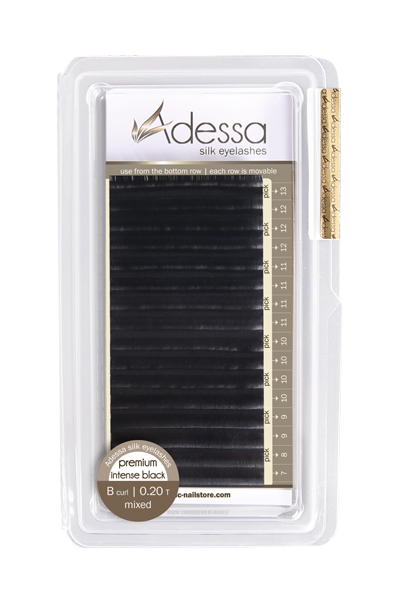 Adessa SILK LASHES CURL-B  MIX  0,20MM  8 filas hasta fin de existencias