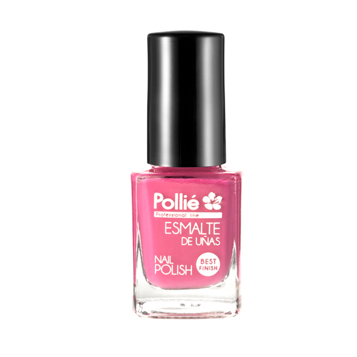 ESMALTE UÑAS rosa fucsia 12ml POLLIE cx3
