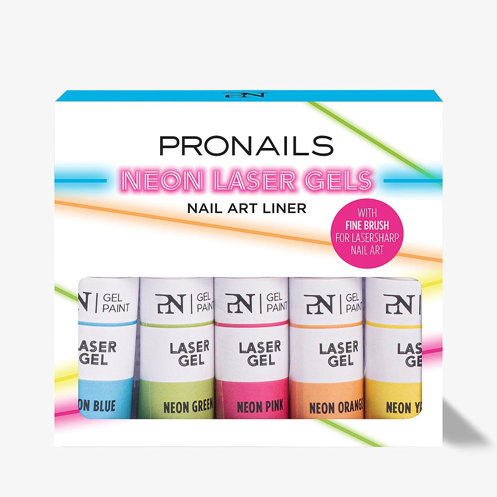 PN Neon Laser Gels 5uds