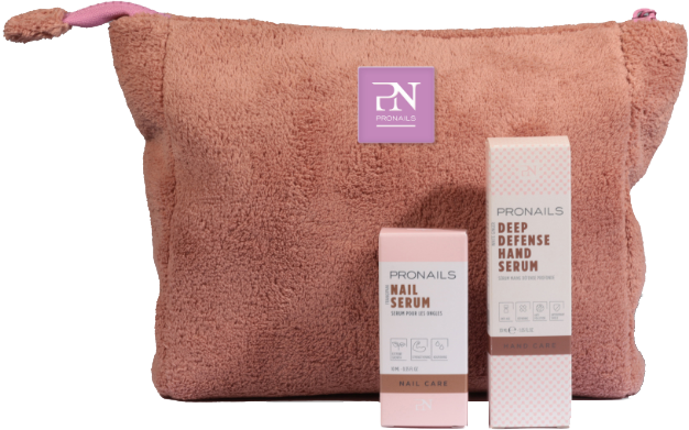 PN neceser tela peluche marron - solo neceser sin producto hasta fin de existencias