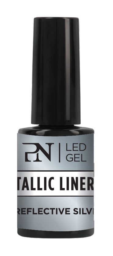 PN Delineador en gel metalico Reflective Silver 8 ml