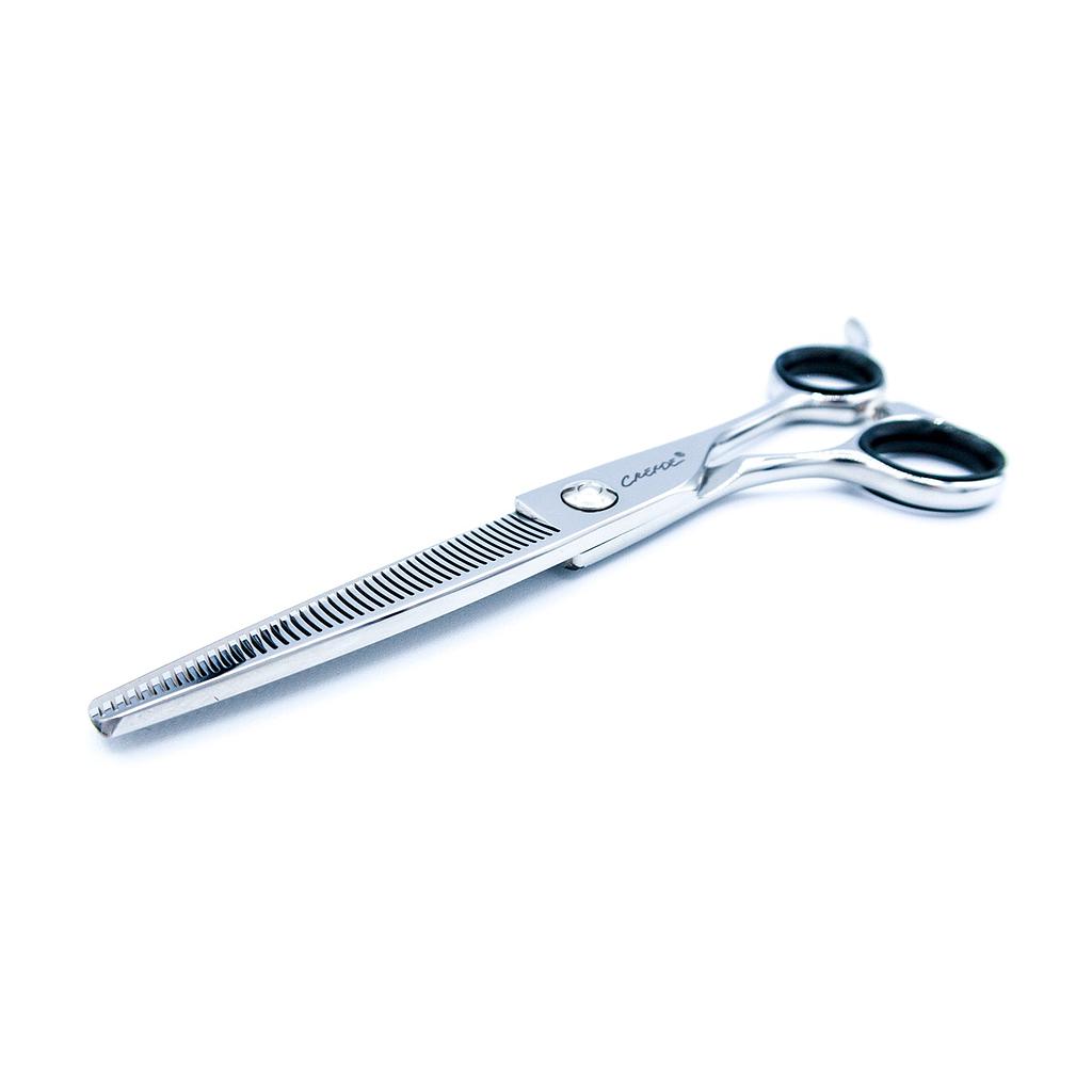 TIJERA ESCULPIR 6” FILO JAPONES ACERO 440C 45 DIENTES ORLANDO DELA CRENDE