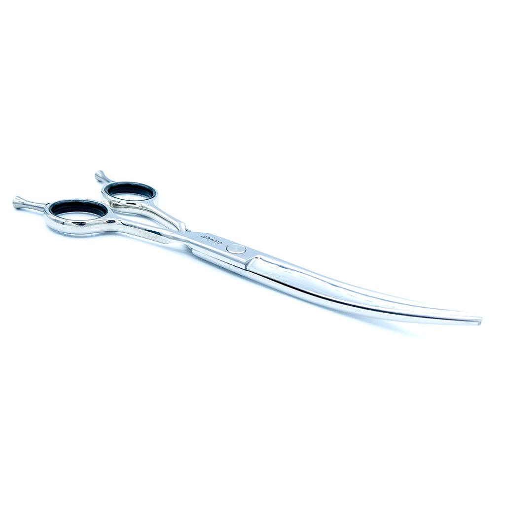 TIJERA CORTE  6,5” FILO JAPONES ACERO 440C CURLY CRENDE