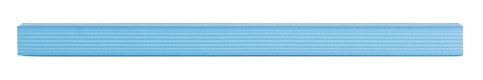 PAPILLOT LARGO 24 x 1,6 cm CUADRADO AZUL 10 uds