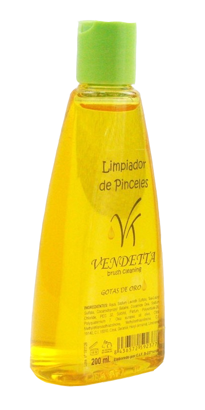 VDT LIMPIADOR PINCELES LIQUIDO 200ml VENDETTA