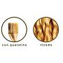 CABELLO NAT. KERATINA RIZADO COLOR 6 55/60cm 10uds hasta fin de existencias